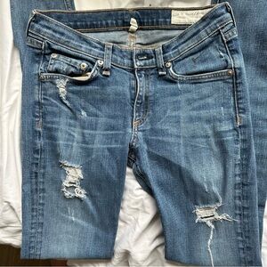 Rag & Bone distressed skinny jeans